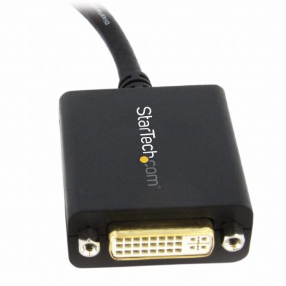 StarTech.com DisplayPort to DVI Adapter - DisplayPort to DVI-D Adapter Video Converter 1080p - DP 1.2 to DVI Monitor/Display Ca - Image 2