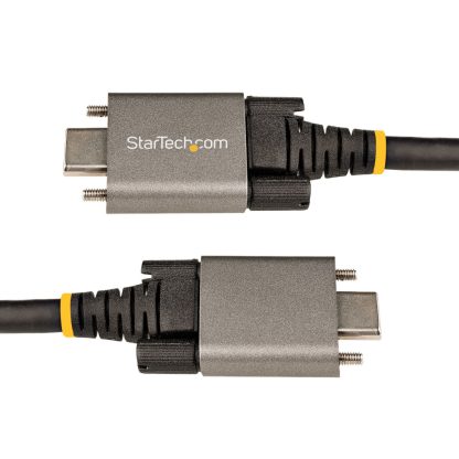 StarTech.com 3ft (1m) Side Screw Locking USB C Cable 10Gbps - USB-IF Certified USB-C Cable - USB 3.1/3.2 Gen 2 Type-C Cable - 1 - Image 4