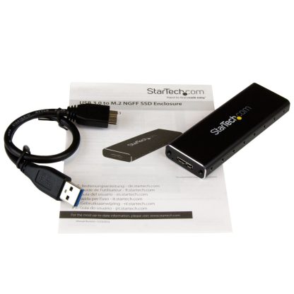 StarTech.com M.2 SSD Enclosure for M.2 SATA SSDs - USB 3.0 (5Gbps) with UASP - Image 6