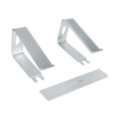 StarTech.com Laptop Stand for Desk, Supports 5kg/11lb, Aluminum, Silver, Ergonomic Laptop Riser, Portable Laptop Holder, Compute - Image 11