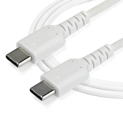 StarTech.com 1m USB C Charging Cable - Durable Fast Charge & Sync USB 2.0 Type C to USB C Laptop Charger Cord - TPE Jacket Aram - Image 4