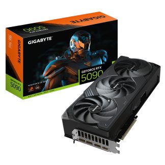 GIGABYTE GeForce RTX 5090 WINDFORCE OC 32G Graphics Card - 32GB GDDR7, 512bit, PCI-E 5.0, 2467MHz Core Clock, 3 x DP 2.1a, 1 x H