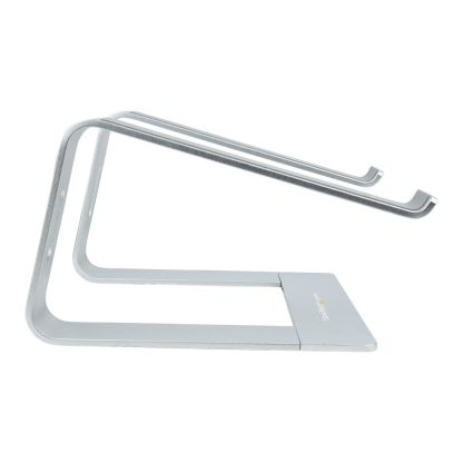 StarTech.com Laptop Stand for Desk, Supports 5kg/11lb, Aluminum, Silver, Ergonomic Laptop Riser, Portable Laptop Holder, Compute - Image 4