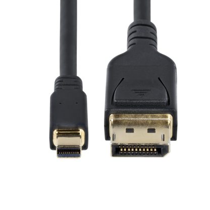 StarTech.com 10ft (3m) Mini DisplayPort to DisplayPort 1.4 Cable - 8K 60Hz/4K 120Hz HBR3 HDR, UHD mDP to DP 1.4 Cord, Slim (34 A - Image 5