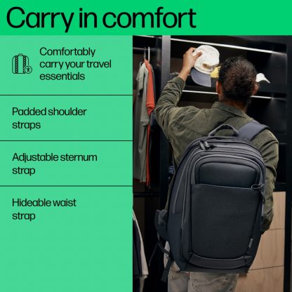 HP Travel Plus 30L 17 Laptop Backpack - Image 7