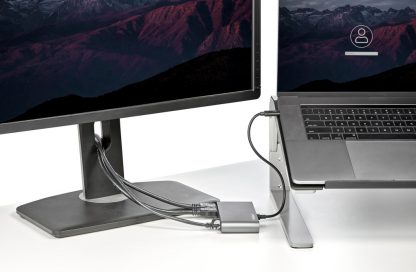 StarTech.com Thunderbolt 3 Mini Dock - Portable Dual Monitor Docking Station w/HDMI 4K 60Hz, 2x USB-A Hub (3.0/2.0), GbE - 11in/ - Image 5