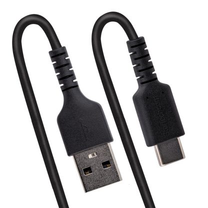 StarTech.com 1m USB A to C Charging Cable, Coiled Heavy Duty Fast Charge & Sync, High Quality USB 2.0 A to USB Type-C Cable, Ru - Image 5