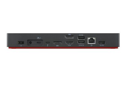 Lenovo 40B00300AU laptop dock/port replicator Wired Thunderbolt 4 Black, Red - Image 6