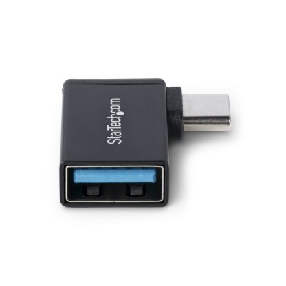 StarTech.com Right Angled USB-C to USB-A Adapter, USB 5Gbps, Compact USB-C Male to USB-A Female Adapter, Metal Housing, M/F - Image 4