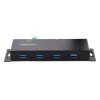 StarTech.com 4-Port Industrial USB 3.0 Hub with ESD Protection~4-Port USB 3.0 Hub - 5Gbps - Metal Industrial USB-A Hub - Wall or - Image 7