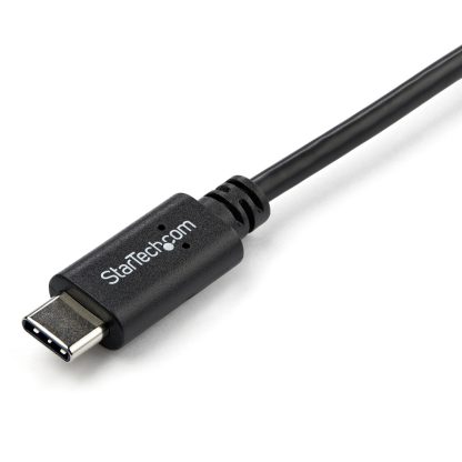 StarTech.com Right-Angle USB-C Cable - M/M - 1 m (3 ft.) - USB 2.0 - Image 2
