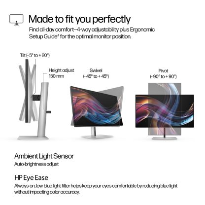 HP Series 7 Pro 27 inch 4K Thunderbolt 4 Monitor - 727pk - Image 8