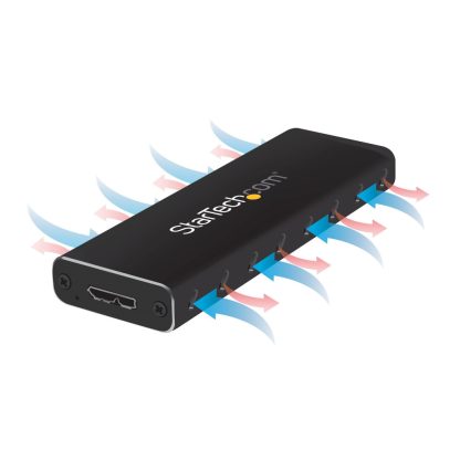 StarTech.com M.2 SSD Enclosure for M.2 SATA SSDs - USB 3.0 (5Gbps) with UASP - Image 3