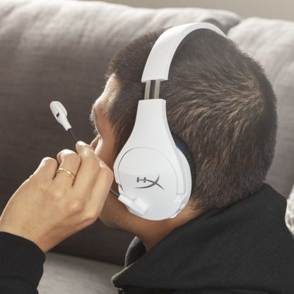 HyperX Cloud Stinger Core - Wireless Gaming Headset (White-Blue) - PS5-PS4 (HHSS1C-KB-WT/G) - Image 8