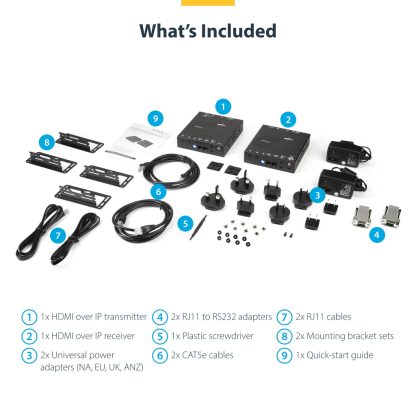 StarTech.com HDMI Over IP Extender Kit - 4K - Image 18