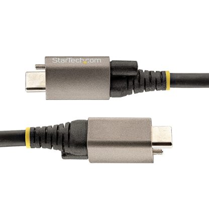 StarTech.com 20" (50cm) Top Screw Locking USB C Cable 10Gbps - USB 3.1/3.2 Gen 2 Type-C Cable - 100W (5A) Power Delivery Chargi - Image 4