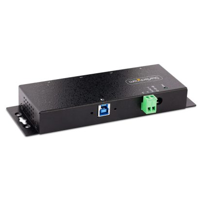 StarTech.com 4-Port Industrial USB 3.0 5Gbps Hub, Rugged USB Hub with ESD Protection, DIN/Wall/Desk Mountable USB-A Hub, USB Ex - Image 2