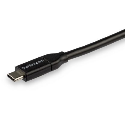 StarTech.com USB-C to USB-C Cable w/ 5A PD - M/M - 3 m (10 ft.) - USB 2.0 - USB-IF Certified - Image 2