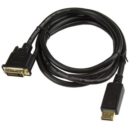 StarTech.com 6ft (1.8m) DisplayPort to DVI Cable, DisplayPort to DVI Adapter Cable, Passive DP to DVI-D Video Converter, 1080p - - Image 5