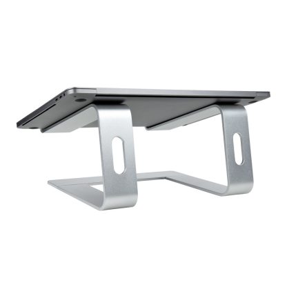 StarTech.com Laptop Stand for Desk, Supports 5kg/11lb, Aluminum, Silver, Ergonomic Laptop Riser, Portable Laptop Holder, Compute - Image 7