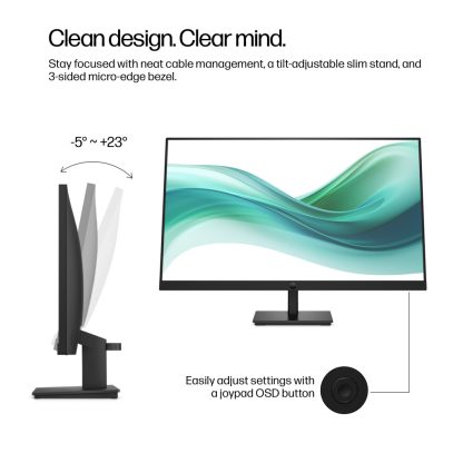 HP Series 3 Pro 27 inch FHD Monitor - 327pf - Image 9