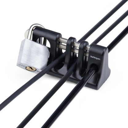 StarTech.com Peripheral Cable Anchor Lock, Secure Keyboard/Mouse, Cable Lock For Shared Office/Public Computers, Cable Trap Com - Image 6