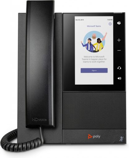 Poly CCX 505 Business Media Phone for Microsoft Teams and PoE-enabled - Image 2