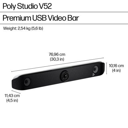Poly Studio V52 USB Video Bar - Image 9