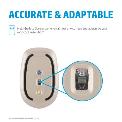 HP 410 Slim Silver Bluetooth Mouse - Image 8