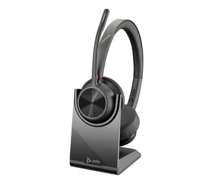 Poly Voyager 4320 UC Stereo USB-A Headset +BT700 USB-A Adapter +Charging Stand - Image 10