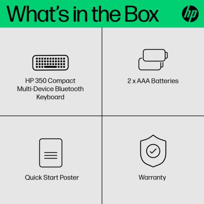 HP 350 Compact Multi-Device Bluetooth Keyboard - Image 11