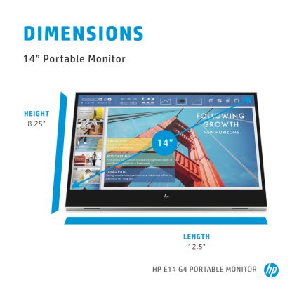 HP E-Series E14 G4 Portable Monitor - Image 10