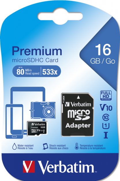 Verbatim Premium 16 GB MicroSDHC Class 10 - Image 3