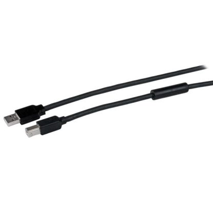 StarTech.com 15m / 50 ft Active USB 2.0 A to B Cable - M/M - Image 2