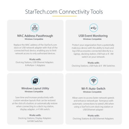 StarTech.com USB C Multiport Adapter 4K 60Hz HDMI Video, 3 Pt 5Gbps USB-A Hub, 100W USB Power Delivery Pass-Through/GbE/SD/Micr - Image 18