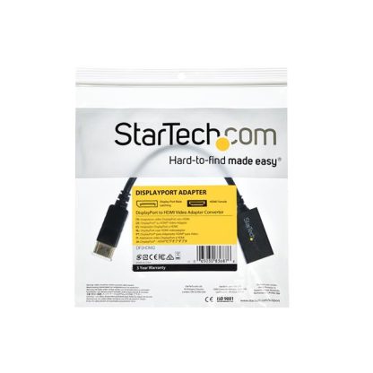 StarTech.com DisplayPort to HDMI Adapter - DP 1.2 to HDMI Video Converter 1080p - DP to HDMI Monitor/TV/Display Cable Adapter D - Image 7