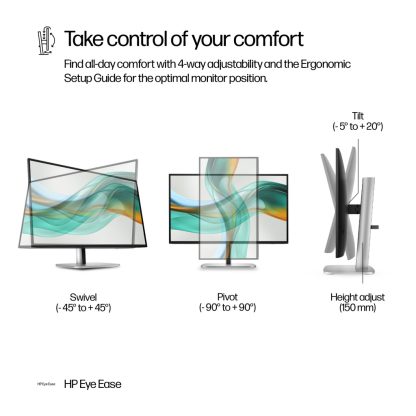 HP Series 5 Pro 27 inch QHD USB-C Monitor - 527pu - Image 10