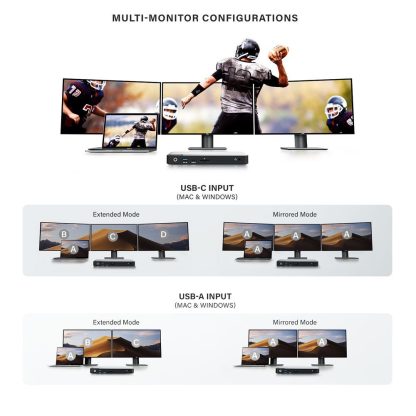 ALOGIC DX3 Triple 4K Display Universal Docking Station – with 100W Power Delivery - Image 5