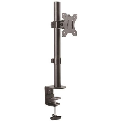 StarTech.com Single Monitor Desk Mount - Single Screen Heavy Duty Pole Mount for up to 8kg VESA Compatible Displays - Ergonomic