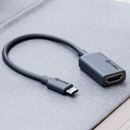 ALOGIC Elements Series USB-C to HDMI Adapter with 4K Support – Male to Female – 20cm - Image 2