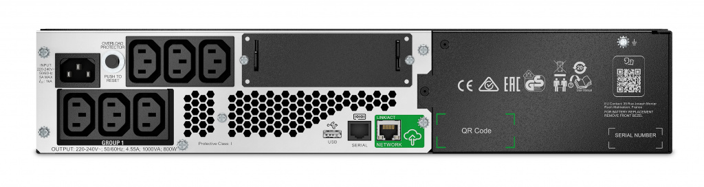 APC Smart-UPS Li-ion SMTL1000RMI2UC - 6x C13, Short Depth, Rackmount 2U, SmartConnect, 1000VA - Image 2