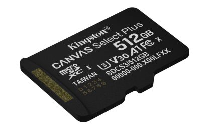 Kingston Technology 512GB microSDXC Canvas Select Plus Gen3 150MB/s A1 Card + Adapter - Image 4