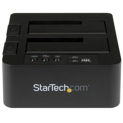 StarTech.com Standalone Hard Drive Duplicator, Dual Bay HDD/SSD Cloner/Copier, USB 3.1 (10Gbps) to SATA III HDD/SSD Docking Sta - Image 2