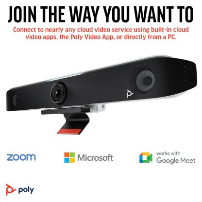 Poly Studio X52 All-In-One Video Bar with TC10 Controller Kit - Image 11