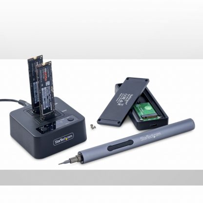 StarTech.com 1:1 M.2 NVMe Drive Duplicator, Standalone M.2 SSD Cloner/Copier up to 90GBpm, USB 3.2 20Gbps M.2 Dual-Bay Drive Do - Image 10
