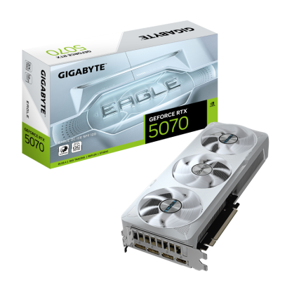 GIGABYTE GeForce RTX 5070 EAGLE OC ICE SFF 12G Graphics Card - 12GB GDDR7, 192bit, PCI-E 5.0, 2587 MHz Core Clock, 3 x DP 2.1a, - Image 9