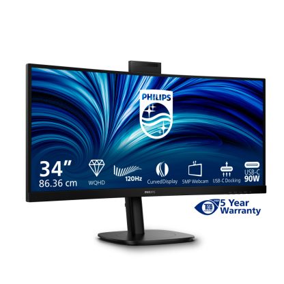 Philips 3000 series 34B2U3600CH/75 computer monitor 86.4 cm (34") 3440 x 1440 pixels Wide Quad HD LCD Black - Image 10