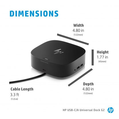 HP USB-C/A Universal Dock G2 - Image 12