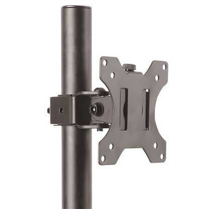 StarTech.com Single Monitor Desk Mount - Single Screen Heavy Duty Pole Mount for up to 8kg VESA Compatible Displays - Ergonomic - Image 2