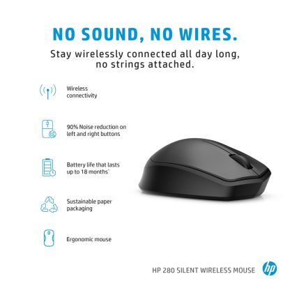 HP 280 Silent Wireless Mouse - Image 5